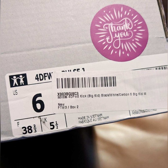 adidas 4D black NWT and box - Picture 7 of 7